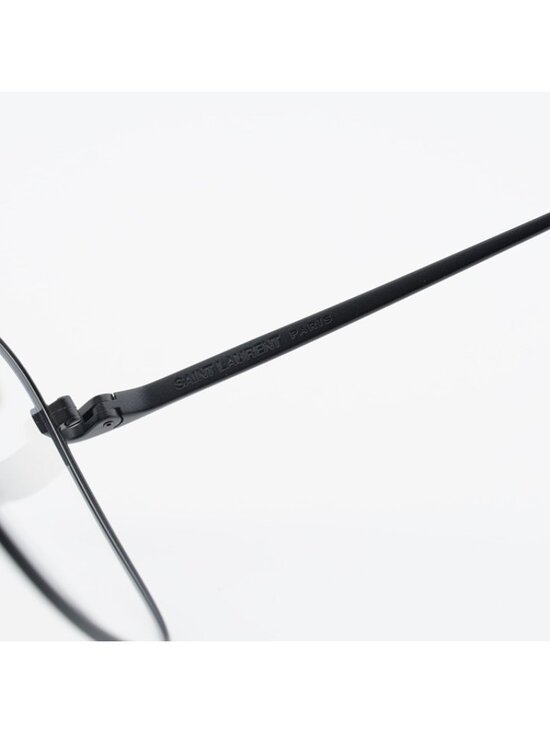 Saint Laurent SL491 004 Eyeglasses Matte Black 55mm Square Frame main image 7